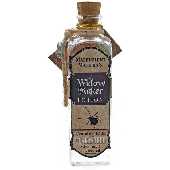 Bethany Lowe Designs Malevolent Matildas Widow Maker Potion Bottle Halloween - Picture 1 of 7